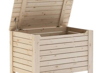 Skrzynia z wiekiem RANA 80x49x54 cm lite drewno sosnowe WM-4002321