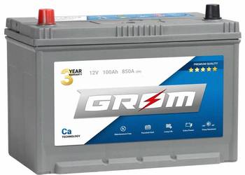 Akumulator 100Ah 850A GROM Premium JAP L+ || Gliwice, Toszecka 11