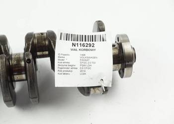 CFGC 2.0TDI PASSAT WAŁ KORBOWY CFGC 2.0TDI PASSAT WAŁ KORBOWY