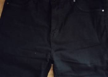 Spodnie dziewczęce 164 cm, cienki jeans, czarne