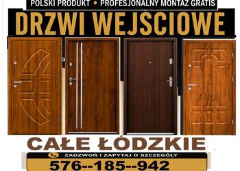 Drzwi wejściowe zewnętrzne do mieszkania z montażem