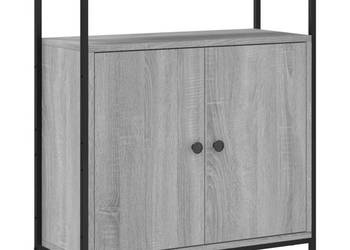 Szafka szary dąb sonoma 70x30x80 cm materiał drewnopochodny WM-835532