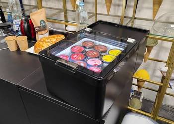 NOWA witryna zamrażarka na lody mała na blatowa do lodów na patyku DOSTAWA