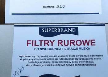 Filtry rurowe różnych rozmiarów.
