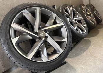20 cali Seat Tarraco OEM oryginał wzór Supreme felgi koła komplet z oponami