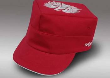 Nowa czapka Rogatywka czerwona z białym Orłem XL