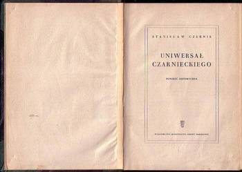 (6100) UNIWERSAŁ CZARNIECKIEGO – STANISŁAW CZERNIK