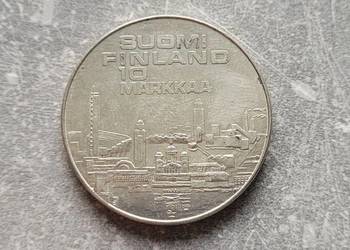 J32) FINLANDIA srebro - 10 Marek - 1971 r.