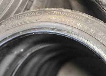 Opony letnie Uniroyal 205/40R17 84W RainSport 5 XL FR  jak nowe