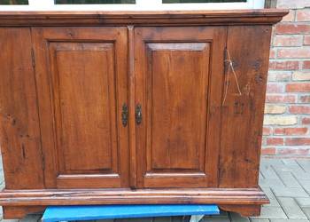 Komoda drewniana stara Bufet Kredens Szafka z półką RTV (662)