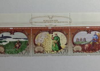 4607-4612 Bohaterowie Trylogii pasek góra 1999r czysty