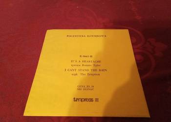 It's a heartache  Tyler, I can't stand a rain  Turner pocztówka dźwiękowa