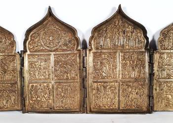 Ikona podróżna Tetraptyk, XIXw. 0421