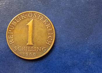 Stare monety 1 szyling 1960 Austria