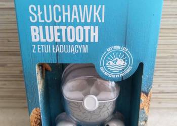 NAJTANIEJ Słuchawki Bezprzewodowe Bluetooth z Etui Ładującym Wysyłka