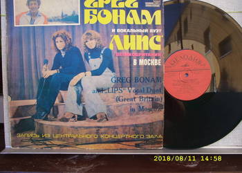 K.  Pop, LP ;GREG BONAM AND ,,LIPS''--VOCAL DUET .