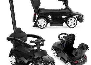 Jeździk pchacz autko Mercedes C CLASS interaktywna kierownica prowadnik cz…