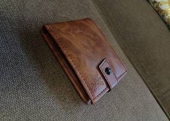 Portfel skórzany męski Emporio Armani - elegancki, promocja