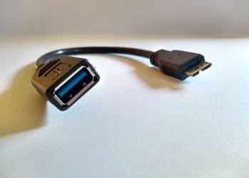 Adapter OTG USB 3.0/microUSB 15cm