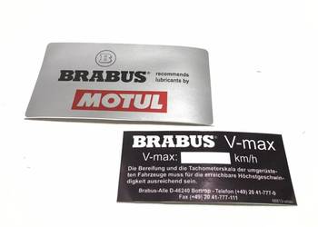 Zestaw naklejek BRABUS MOTUL-BRABUS V-MAX