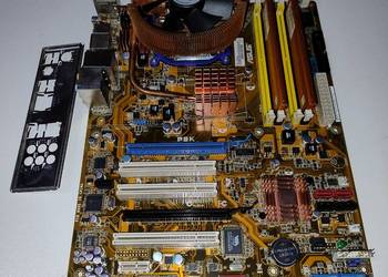 Asus P5K,Procesor Radiator Pamięć Maskownica!