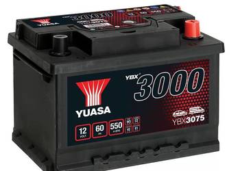 Akumulator Yuasa Standard 12V 60Ah 550A Prawy Plus