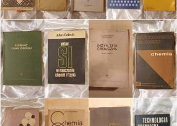 Zestaw książek z chemii i kierunków pokrewnych. Też białe kruki !