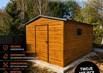 3x4 garaż ogrodowy narzędziowy na działkę magazynek schowek rod garaz konst