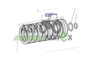 87530789, 5165059, 5165058 ZESTAW SPRZĘGIEŁ CNH