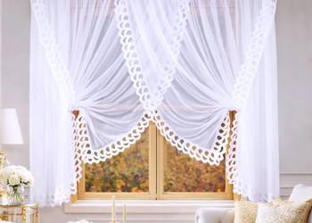 Firana 400x160 FIRANY firanki gotowe gipiura dekoracje