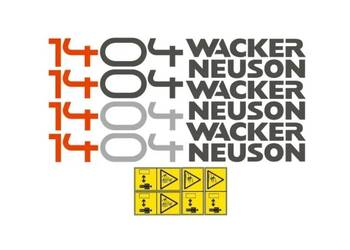 Naklejki oklejenie WACKER NEUSON 1404 Zamiennik
