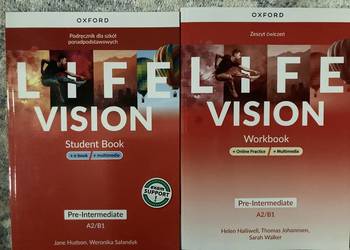 Life Vision Pre-Intermediate podręcznik plus ćwiczenia komplet