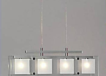 Żyrandol ITALUX szkło, 4 oprawki G9 (4 x max 40W)