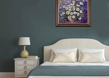 Obraz olejny "Rumianki"