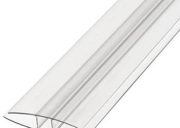 Profil poliwęglanowy łączący H6 bezbarwny 600cm do poliwęglanu komorowego