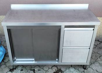 Stół gastronomiczny zabudowany 116x50x85