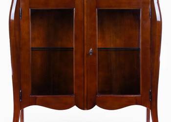 Stylowa Witryna Szafka na giętych nogach klasyczna - 80273