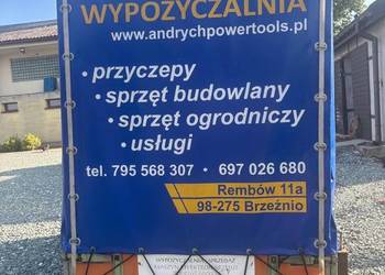 Przyczepka ciężarowa atec ladownosc 1430 kg