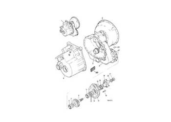 Części JCB 449/M2745 Skrzynia biegów JCB 531-70 JCB 533-105 JCB 535-95
