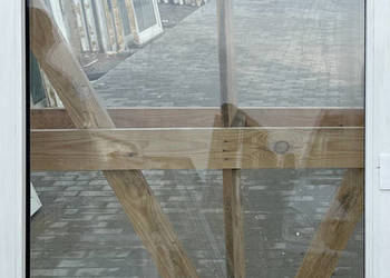 OKNA KacprzaK Witryna 94X125 FIX Używany PCV Plastikowy