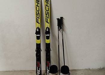 Narty Fischer 130 cm + buty 285 mm + kijk