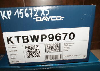 ZESTAW ROZRZĄDU DAYCO KTBWP 9670 PEUGEOT 508 2.0 HDI 150KM