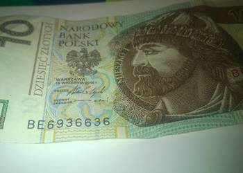 orginalny banknot kolekcjonerski 10zl