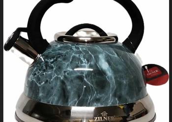 79 zł Czajnik stalowy 3L Zilner kolor szary, czarny i zielony