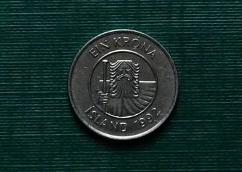 ISLANDIA - 1 korona, 1992r