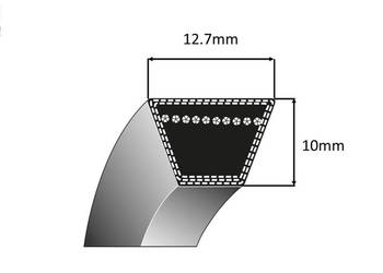 Pasek Klinowy PIX 13x867La 804Li Wacker BPU DPU Napęd Jazdy