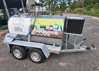 Mobilny schładzalnik do mleka pojedynczy