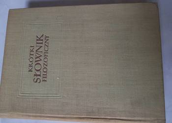 Krótki słownik filozoficzny  1955  Rozental Judin