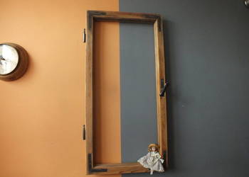 Stare okna drewniane---około 1920-30 rok---piękne