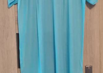 Koszula nocna damska – HAFT – niebieska Koszula nocna damska – HAFT – niebieska